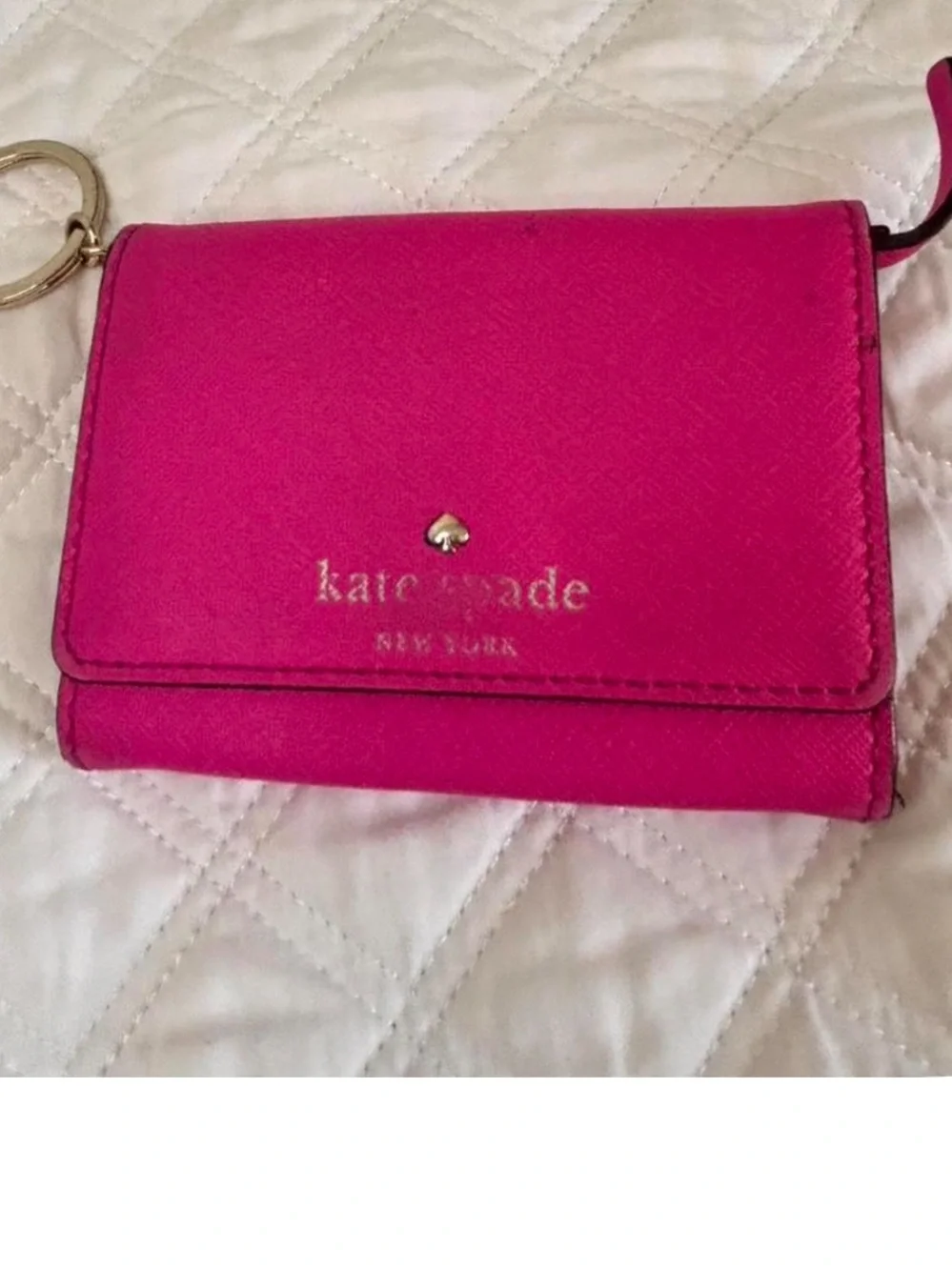Kate Spade New York Hot Pink Wristlet Wallet Barbiecore Y2K